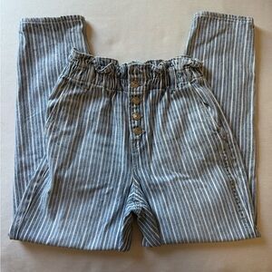 NEW American Eagle Striped Mom Jeans - Women’s Size 4S